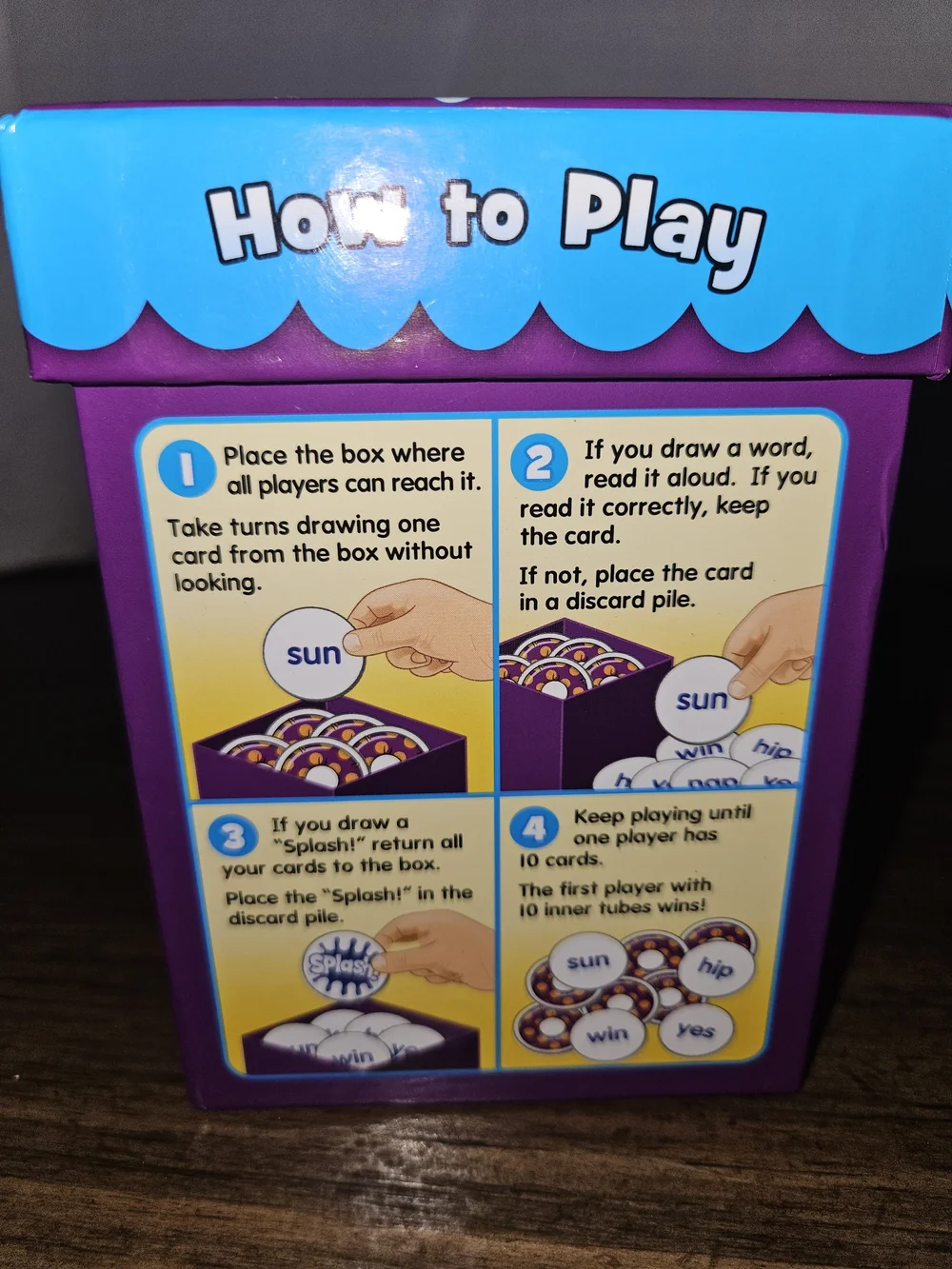 Lakeshore Splash! Reading Game CVC Words - Purple